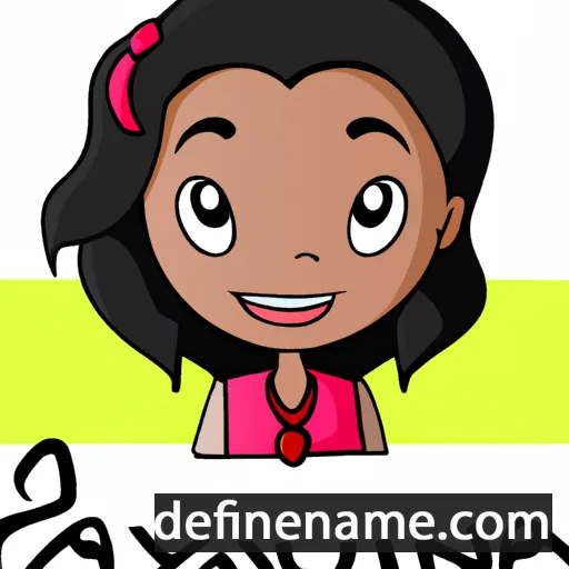 cartoon of the name Jaycina