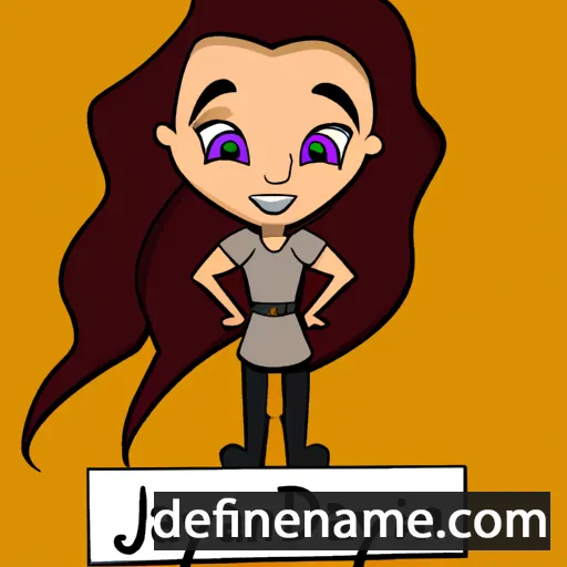 cartoon of the name Jaydalynn