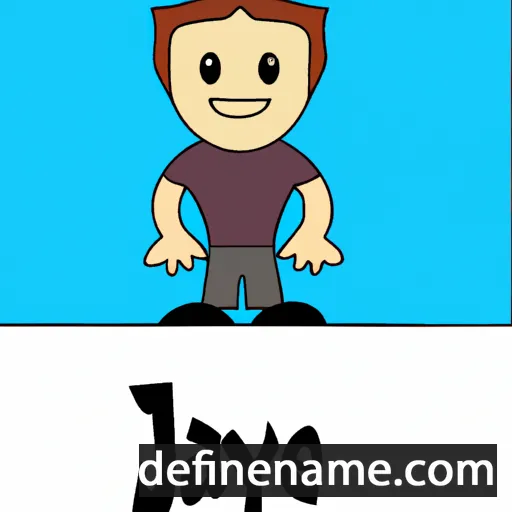 cartoon of the name Jaydee