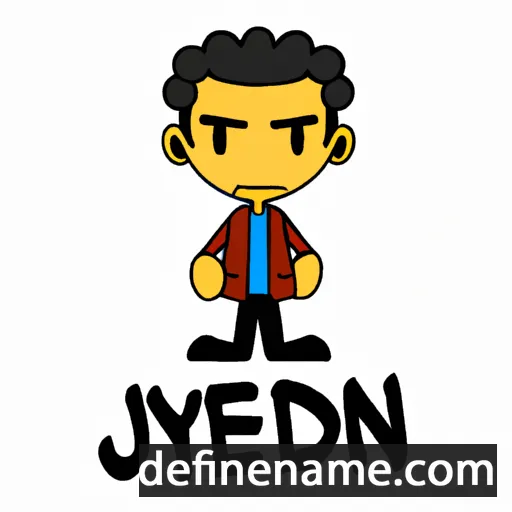 cartoon of the name Jaydenn