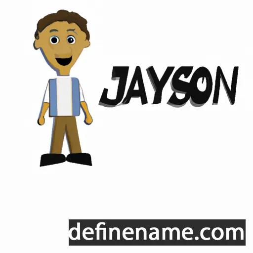 cartoon of the name Jayeson