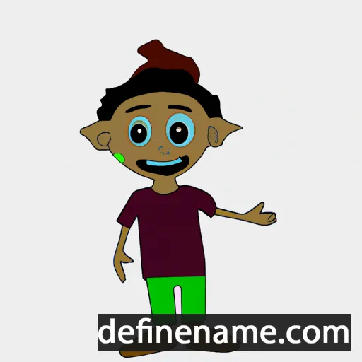 cartoon of the name Jayid