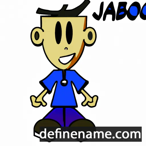 cartoon of the name Jaykob