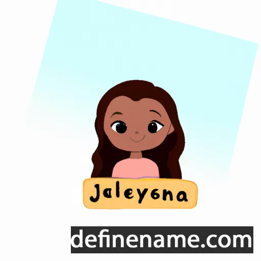 cartoon of the name Jaylena