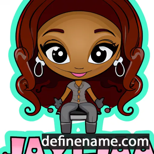 cartoon of the name Jaylia