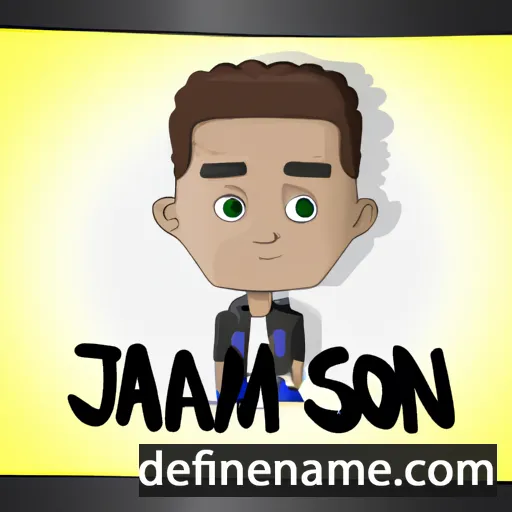 cartoon of the name Jaymeson