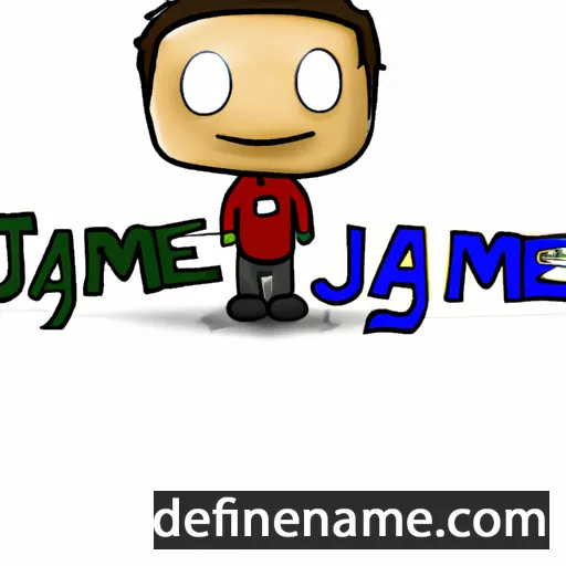 cartoon of the name Jaymie