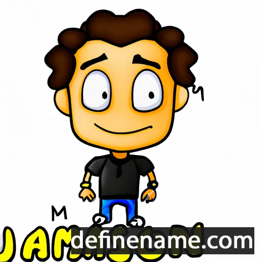 cartoon of the name Jaymison