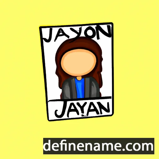 cartoon of the name Jayn