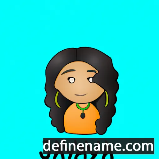 cartoon of the name Jaynaya