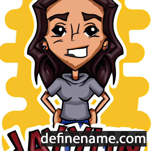 cartoon of the name Jayylin