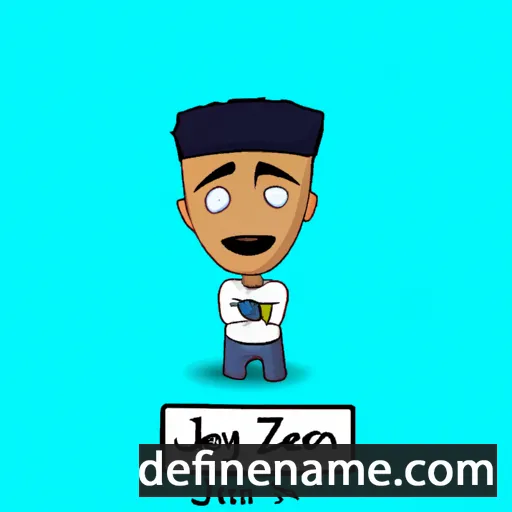 cartoon of the name Jayzen