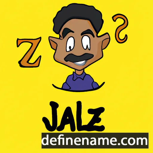 cartoon of the name Jaziel