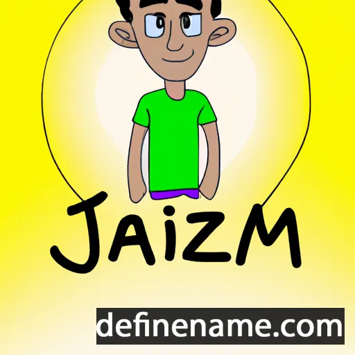 cartoon of the name Jazim