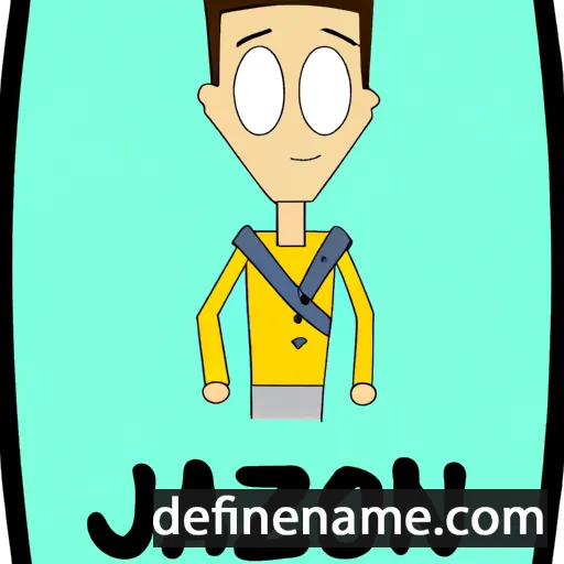 cartoon of the name Jazon