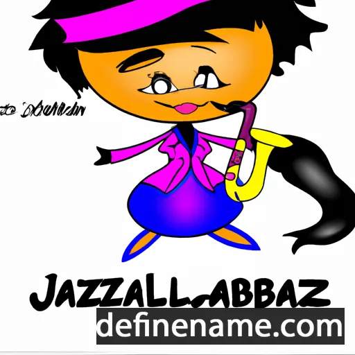 cartoon of the name Jazzabella