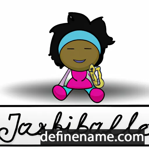 cartoon of the name Jazzabelle