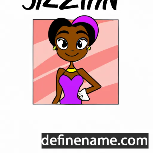 cartoon of the name Jazzlin