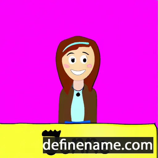 cartoon of the name Jeanee