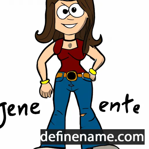 Jeannetta cartoon