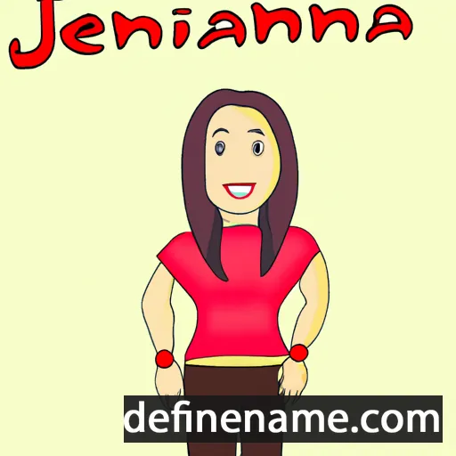 Jeannina cartoon