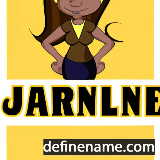 cartoon of the name Jearlene