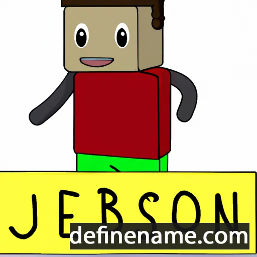 cartoon of the name Jebson