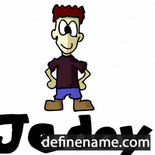 cartoon of the name Jeddy