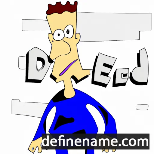 cartoon of the name Jedert