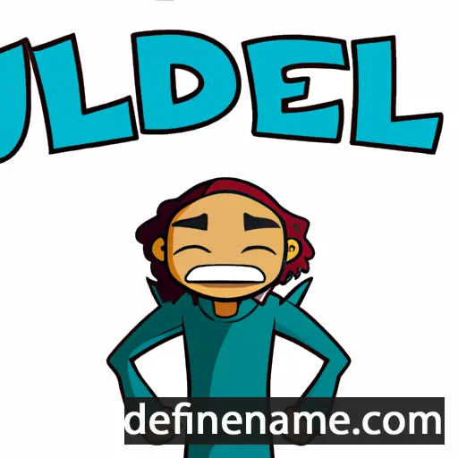 cartoon of the name Jediael