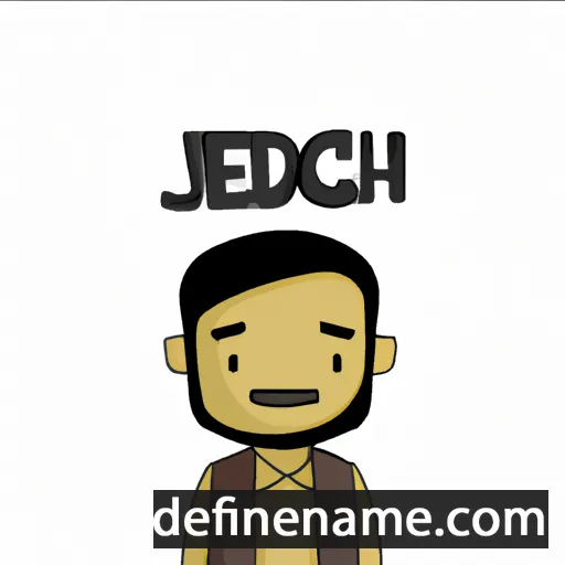 cartoon of the name Jediah