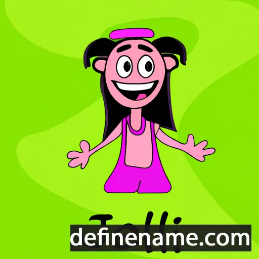 cartoon of the name Jeeli