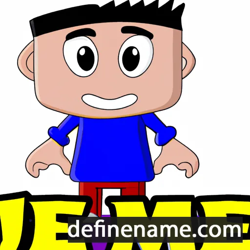 cartoon of the name Jeemie