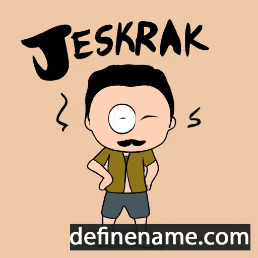 cartoon of the name Jeerasak