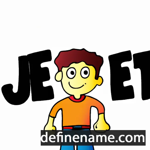 cartoon of the name Jeet