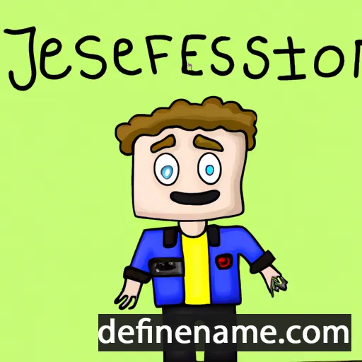 cartoon of the name Jefersson