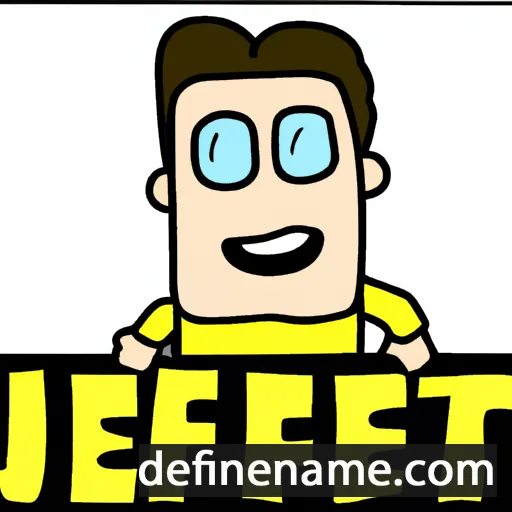 cartoon of the name Jeffie