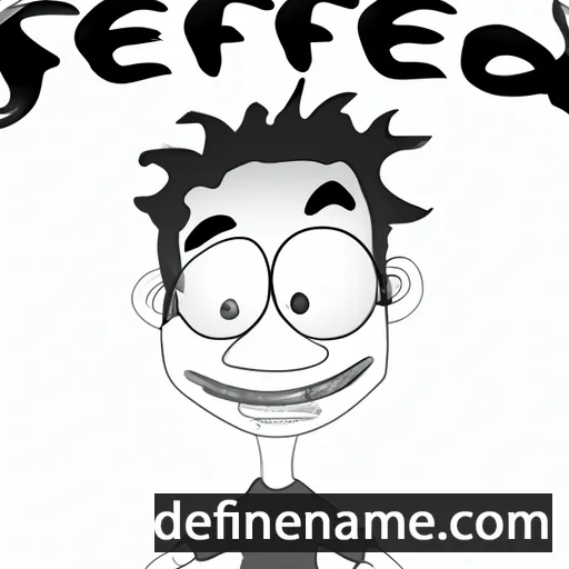 cartoon of the name Jeffrid