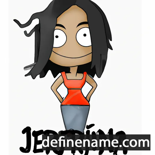 cartoon of the name Jeffrina