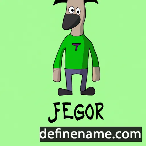 cartoon of the name Jegor