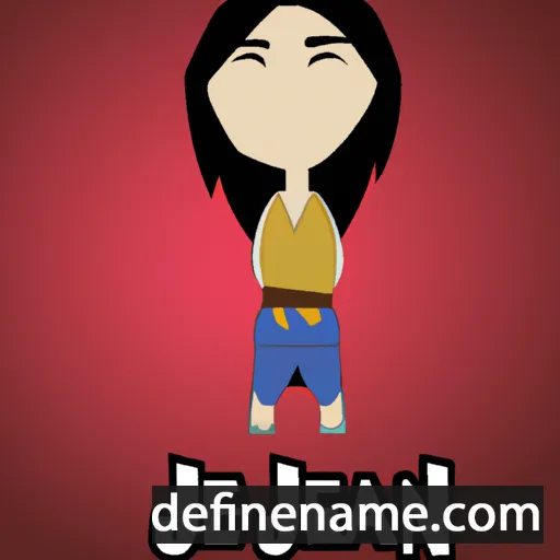 cartoon of the name Jehan