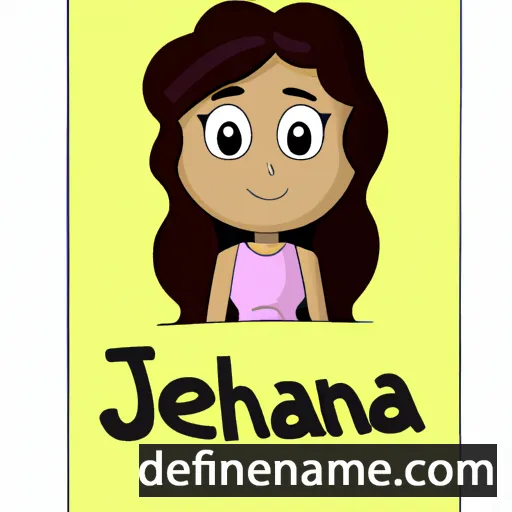 cartoon of the name Jehanna