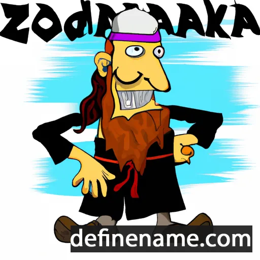 cartoon of the name Jehozadak