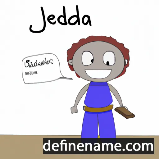 cartoon of the name Jehudà