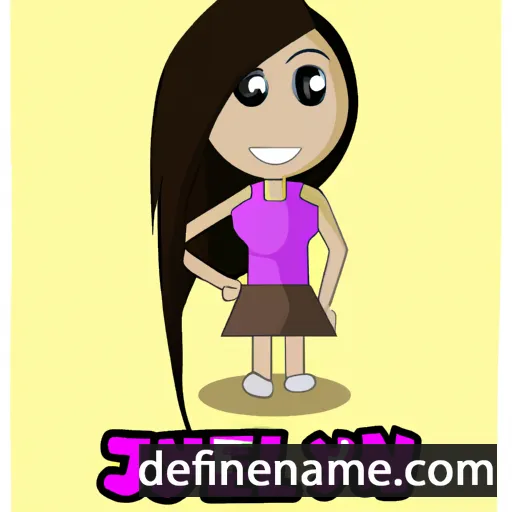 cartoon of the name Jeilyn