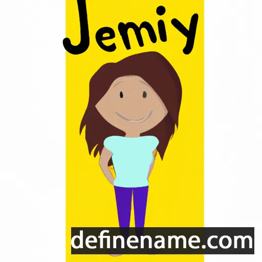 cartoon of the name Jeimy