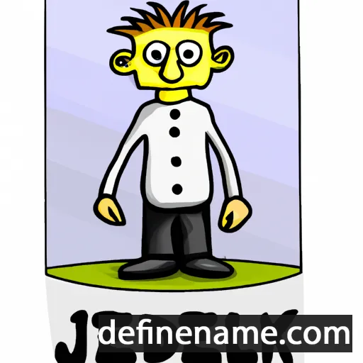 cartoon of the name Jeldrik