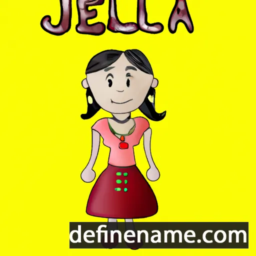 cartoon of the name Jelita