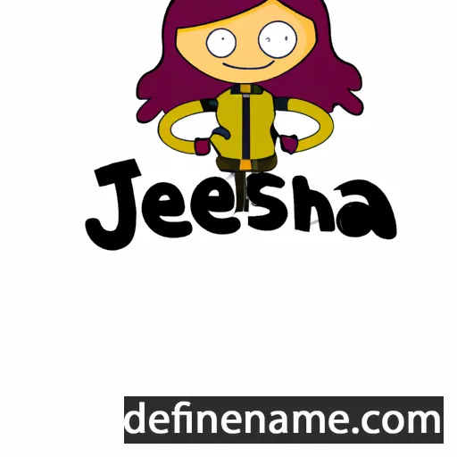 cartoon of the name Jelscha