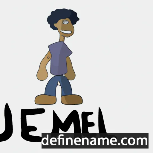 cartoon of the name Jemel